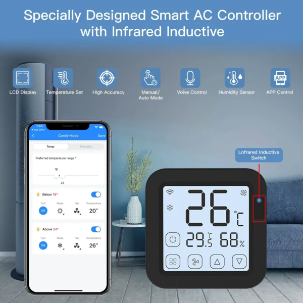 Controlador Tactil Inteligente de Aire