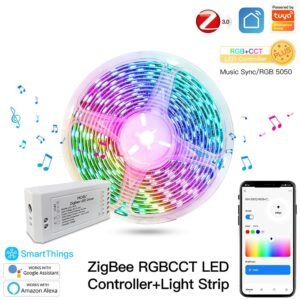 Controlador & Tira LED RGBCCT ZigBee 3.0