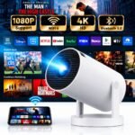 Proyector Video HY300Pro Mini Proyector Smart Android 12
